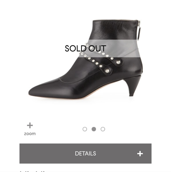 Miu miu studded leather ankle boots, size 39 - Picture 9 of 10